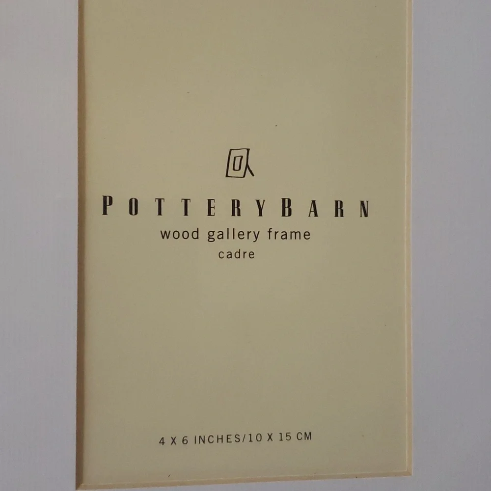 Pottery Barn 3 Opening 4x6 Wood Gallery Picture Frame